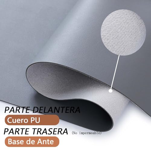 Sevenpers Desk Mat Desk Protector Large 80 x 40 cm, Waterproof Non-Slip Durable PU Leather, Mouse Pad for Keyboard and Computer, for Office and Home Mat