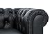 Classic Scroll Arm Tufted Bonded Leather Chesterfield 2 Seater Loveseat (Black) by Divano Roma Furniture