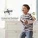 Mini Drones for Kids or Adults, RC Drone Helicopter Toy, Easy Indoor Small Flying Toys Pocket Quadcopters for Boys or Girls Black