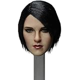 Phicen 1/6 Scale European American Head Sculpt Short Black Hair 12" Female Body Hot Toys