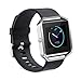 GinCoband Fitbit Blaze Bands Replacement for Fitbit Blaze Smart Watch No Tracker 8 Color Large Small Women (Black, Small)