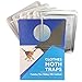 Clothes Moth Traps for Closet Clothing - Moths Protection with Unique Hanging Design, Protect with Non Toxic Formula That is Safe for Your Family and Long Lasting. Protect and Defend. (6 Pack)