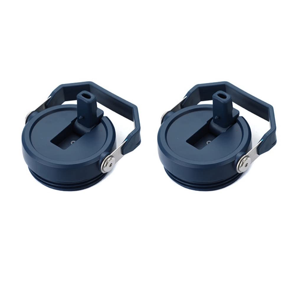 Photo 1 of 2 pack Tumbler Lid for Stanley IceFlow 20 oz 30 oz Spill Proof Tumbler Cover with Handle and Straw(30 oz,Blue)