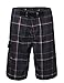 Unitop Men's Swim Trunks Plaid Pattern with Lining