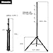 AKUSTIK Universal Speaker Stand with 37.5