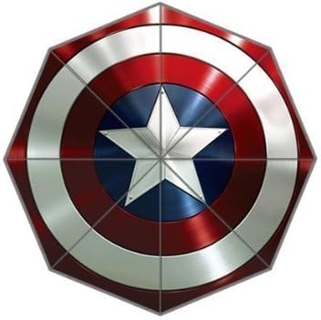The Captain America Printed Custom Auto Foldable Sun Rain Anti-UV Umbrella Fashion Design