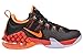 Nike Kid's Lebron XII Low GS, BLACK/METALLIC SILVER-TOTAL ORANGE