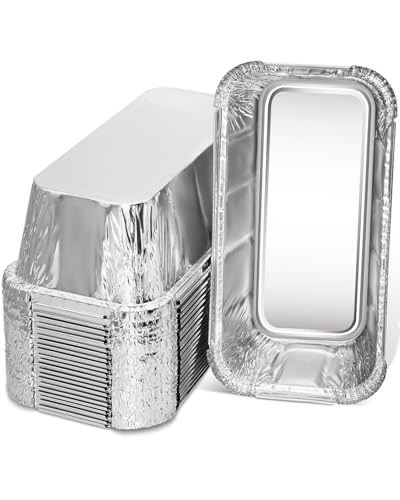 Matchwaves Drip Pan Liners for Traeger Timberline 850 / Timberline 1300, Grease Pan Liner Replacement for BAC404 / BAC582, Drip Tray Liner, 8.7” X 4.6”, 20Pcs