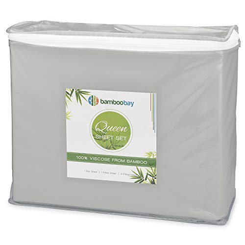 Bamboo Bay 6-Piece Bamboo Sheet Set - Cooling Sheets for Night Sweats ...