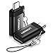 UGREEN USB C Adapter 2 Pack Type C to USB 3.0 Adapter Compatible for MacBook Pro 2017 2016, Samsung Galaxy S9 S8 Plus S10 Note 9 8, LG G7 V20 G5 G6 V30, Nexus 6P 5X, Google Pixel 2 XL, with Keychain