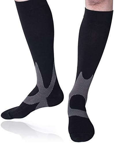 Compression Running Socks for Men&amp;Women, Circulation&amp;Recovery for Running, Athletic sports, Medical, Edema, Varicose Venins, Flight Travel, Nursing, Pregnancy
