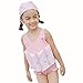 Kingswell Float Suit Toddler Swimsuit Kids Swim Training Aid Jacket Vest Suit with Removable Buoyancy Float for Toddler Girls