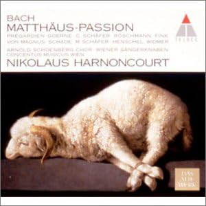 Amazon バッハ マタイ受難曲 アーノンクール ニコラウス プレガルディエン クリストフ ゲルネ マティアス シェーファー クリスティーネ レッシュマン ドロテア フィンク ベルナルダ バッハ アーノンクール ニコラウス ウィーン コンツェントゥス