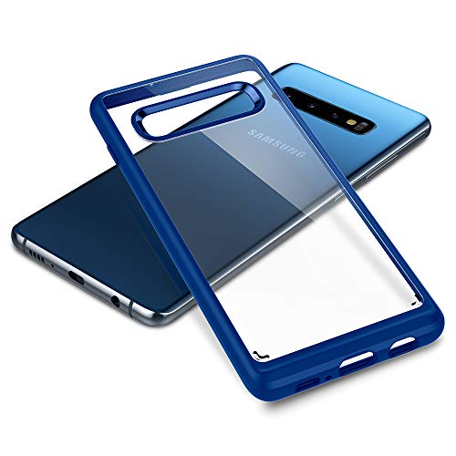 Spigen Funda Ultra Hybrid Compatible con Samsung Galaxy S10 (2019), Protección híbrida de la caída - Azul Prisma - Imagen 5