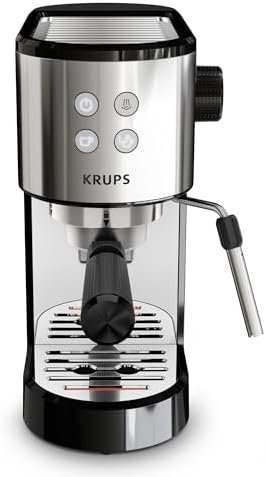 - Virtuoso Essential Machine expresso compacte Silver - 15 bars