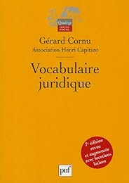 Vocabulaire juridique