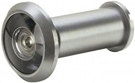 180 Degree Peephole Door Viewer Security Peep Hole Hardware, Satin Nickel