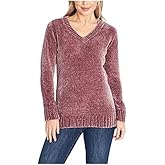 Orvis Women's Chenille Tunic Sweater (Mauve,XL)