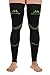 Mojo - Compression Socks Footless for Women and Men 20-30mmHg - Leg Compression Support Sleeve for Post Surgery Recovery, Swelling, Lymphedema - Black/Green, Small - A609