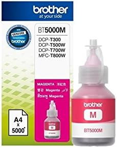 Genuine BT5000 Ultra High Refill Ink (for T300/T500W/T700W) - Magenta Ink [Brothor]