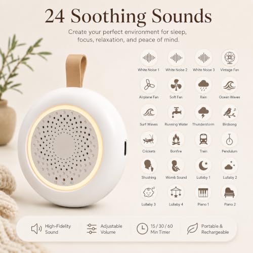 【靜夜甜睡魔盒】Coulunfit 寶寶安撫白噪音機 $9.99