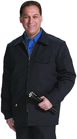 TOPPS SAFETY JK86-5605-Tall/42-44 NOMEX Surcoat with Liner, 6.0 oz, Tall/Large, 42-44 Size, Navy Blue