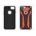 Zizo Static Series for iPhone 8 Plus Case Military Grade Drop Tested with Kickstand iPhone 7 Plus iPhone 6s Plus Case Black Orange