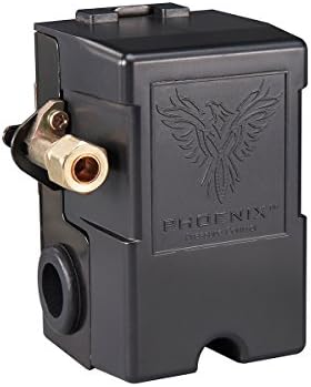 Phoenix 69MB7Y 95/125 PSI 1-Port Air Compressor Switch with Unloader Valve (Furnas type)