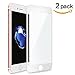 RHESHINE [2 Pack] iPhone 6 Plus/6s Plus Screen Protector, Tempered Glass 3D Touch Layer Full Coverage Scratch-Resistant No-Bubble Glass Screen Protector for iPhone 6 Plus/6s Plus 5.5'' (White)