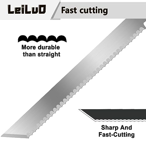 LEILUO 2Pcs Reciprocating Saw Blades Foam Insulation, Sawzall Blades Set photo 8