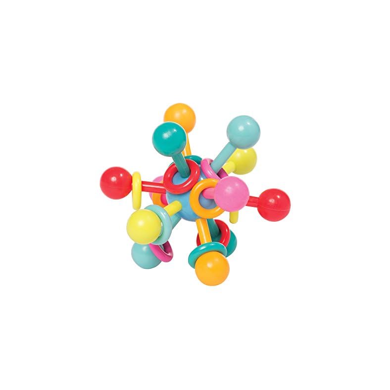 Manhattan Toy Atom Rattle & Teether Grasping Activity Baby Toy