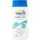 Coppertone Sensitive Skin SPF 50 Lotion, 6 Fluid Ounce