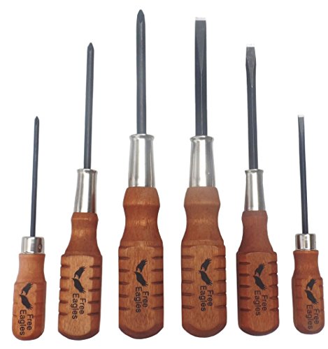 6 quality precision screw drivers – durable chromium …