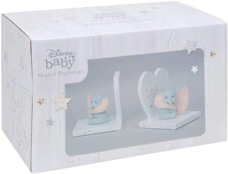 Disney Dumbo Bookends, White