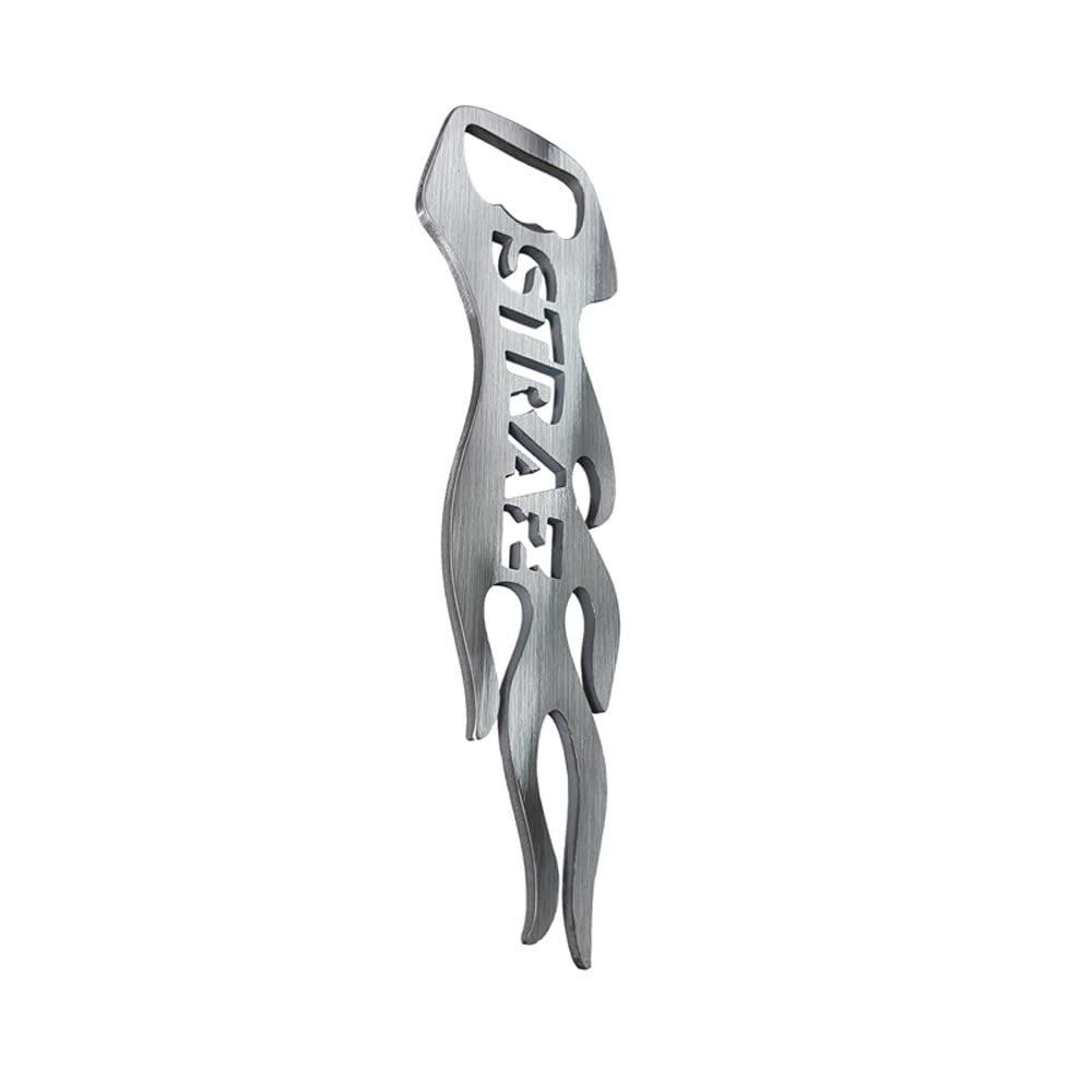 Avisa Stainless steel bottle opener - 'STRAZ' (silver)