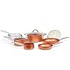 Copper-Chef-Cookware-9-Pc-Round-Pan-Set-Aluminum-and-Steel-with-Ceramic-Non-Stick-Coating-Cookware-Set-Includes-Lids-Frying-and-Roasting-Pans-Accessories-Pots-and-Pans-Set Copper Chef Cookware 9-Pc. Round Pan Set, Aluminum and Steel with Ceramic Non-Stick Coating Cookware Set, Includes Lids…