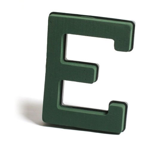 val spicer Oasis Floral Foam Letters A To Z Clip On Quick Clip Funeral Tribute Letter/Number Tribute Frame Stands Also Available (Letter E)