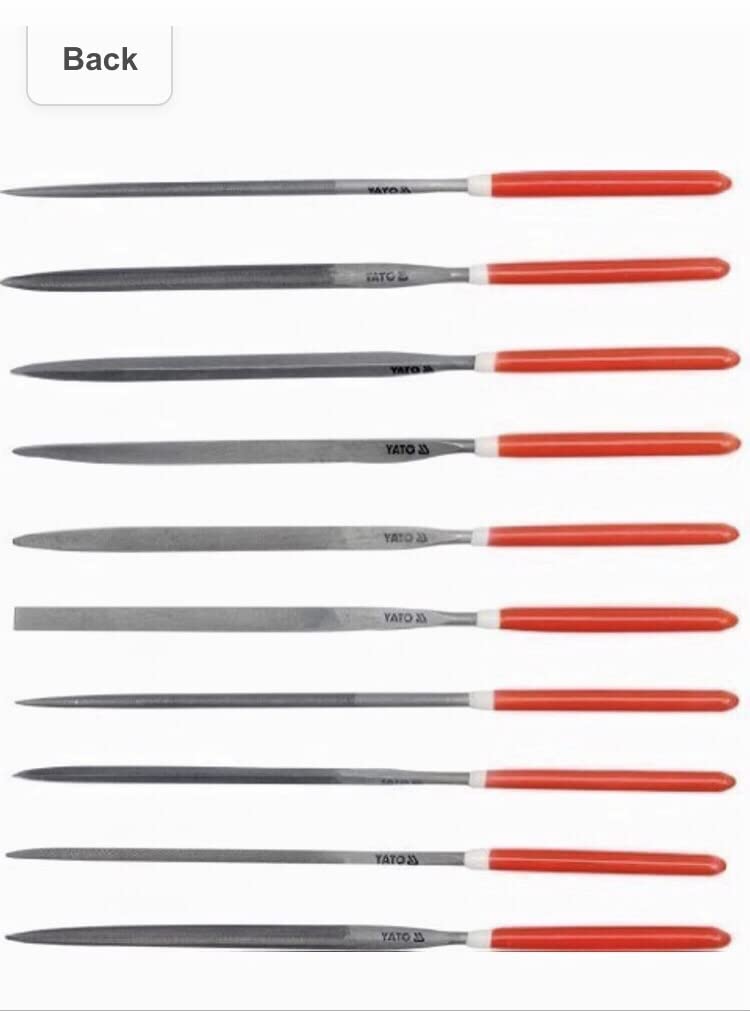 YATO YT-6161 - Fixed Needle File 6pcs 4x160x75mm