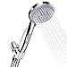 Chrider Handheld Shower Head with Hose, 5 Spray Setting Hand Held Shower Head with Pause Switch, 4.3