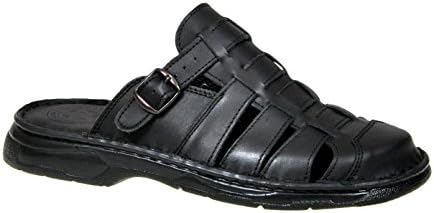Lukpol Mens Orthopedic Form Buffalo Leather Sandals Model-860