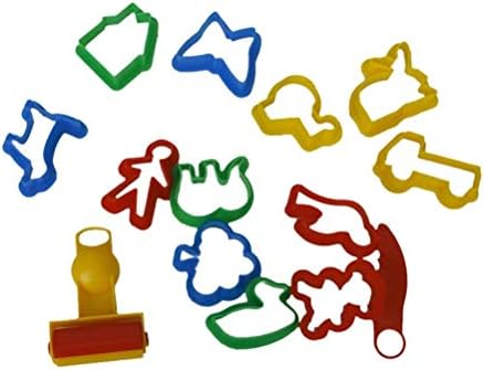 Excellent size toy DIY Mold Cutter Modelling Clay Modelling Tool Set with Coloured Blocks