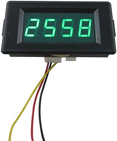 DIGITEN DC 24/12V 4 Digital Green LED Counter Panel Meter Plus Up and Minus Down 0-9999, Green,Red