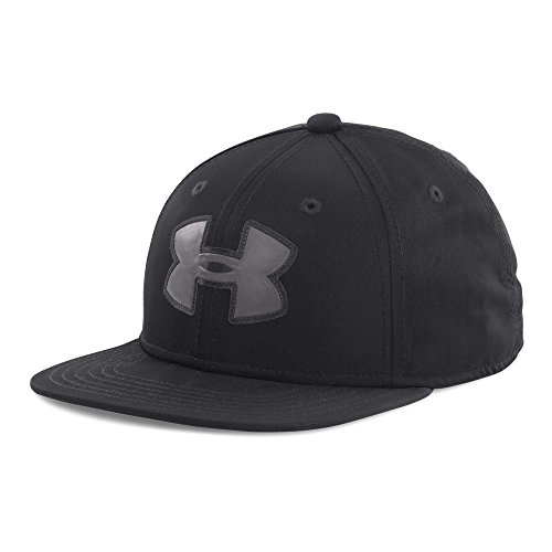 Under Armour Boys' Huddle 2.0 Snap Back Cap, Black/Anthracite, One Size