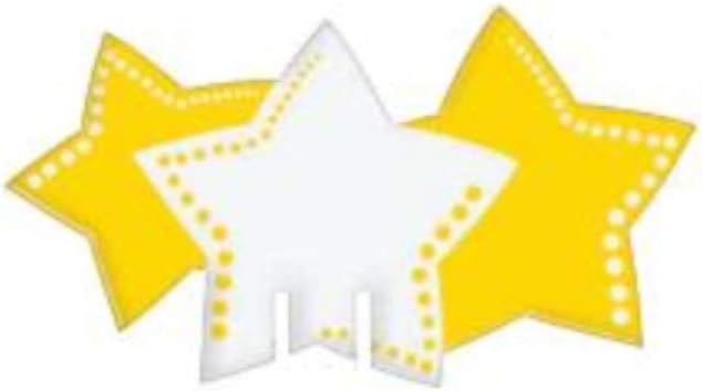 Segnaposto Natalizi Carta.Dream S Party 20 Segnaposto Da Bicchiere In Carta A Forma Di Stelle Bianche E Gialle Addobbo Decoro Tavola Natalizia Ideale Per Feste Natale Capodanno Amazon It Casa E Cucina