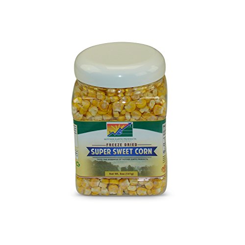 Mother Earth Products Freeze Dried Corn, Super Sweet, Quart Jar