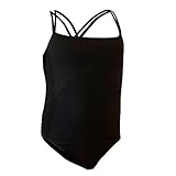 Black Dance or Ballet Leotard with Straps Small Fits 12-24 Months