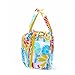 Ju-Ju-Be Be Prepared Messenger Diaper Bag with Insulated Bottle and 3 Zippered Pockets, Flower Power