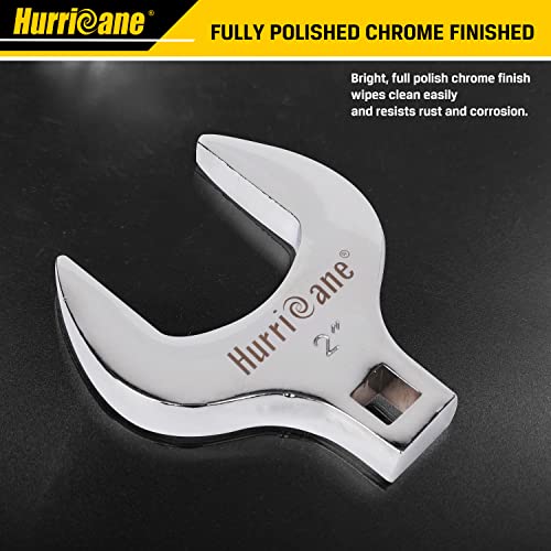 HURRICANE 1/2” Drive Crowfoot Wrench Set, 14 Piece Jumbo Crowfoot Flare Nut Wrench Tool Set, SAE