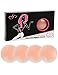 Women Pasties Reusable Adhesive Nipple Covers Set 2 Pair Invisible Round Silicone Cover Concealers