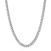 Jstyle Sturdy Cuban Link Chain Necklace for Men Women, 316L Stainless Steel,Custom Available, 6.5mm Width